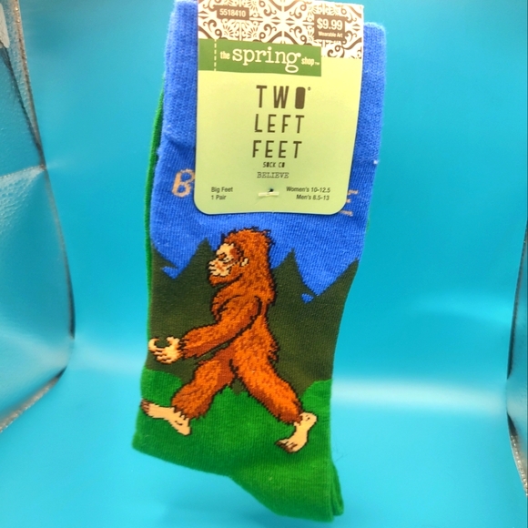 💥3/$20 Unisex Funny Bigfoot Sasquatch Socks! NWT - Picture 6 of 7